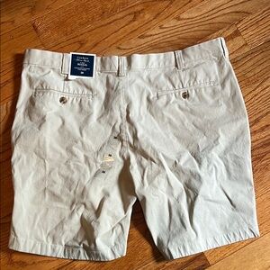 Club Room Tan Flat Front Shorts Lightweight Casual Wear